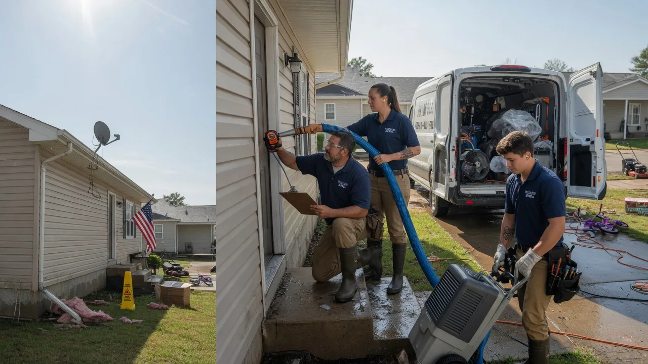 Ceiling Water Damage Restoration in Conover, OH near me